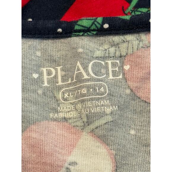 The Children’s Place Girls Apple Print Skater Dress XL 14 - Picture 4 of 5